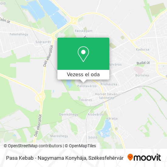Pasa Kebab - Nagymama Konyhája térkép