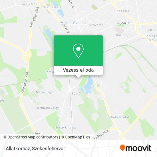 Állatkórház térkép