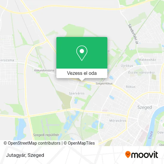Jutagyár térkép