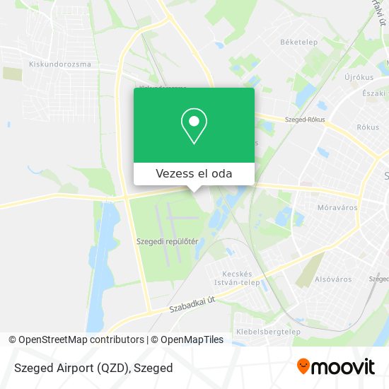 Szeged Airport (QZD) térkép