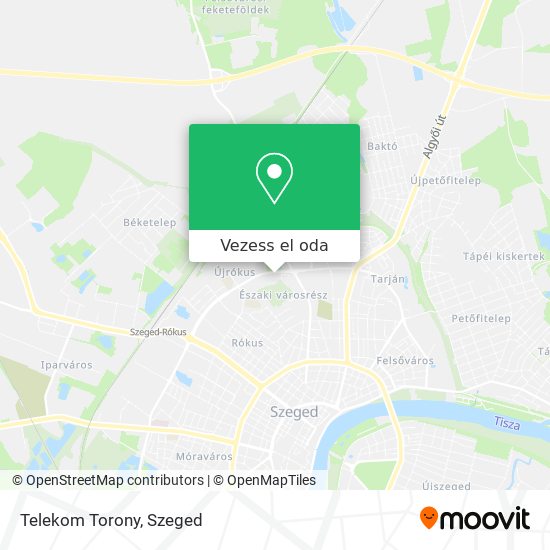 Telekom Torony térkép