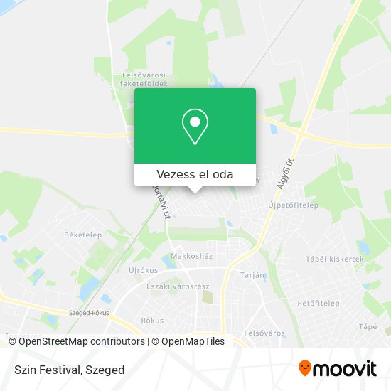 Szin Festival térkép