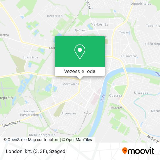 Londoni krt. (3, 3F) térkép