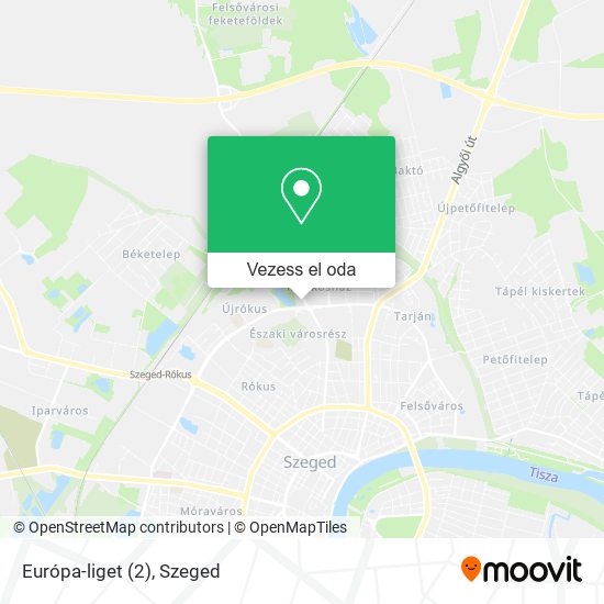 Európa-liget (2) térkép