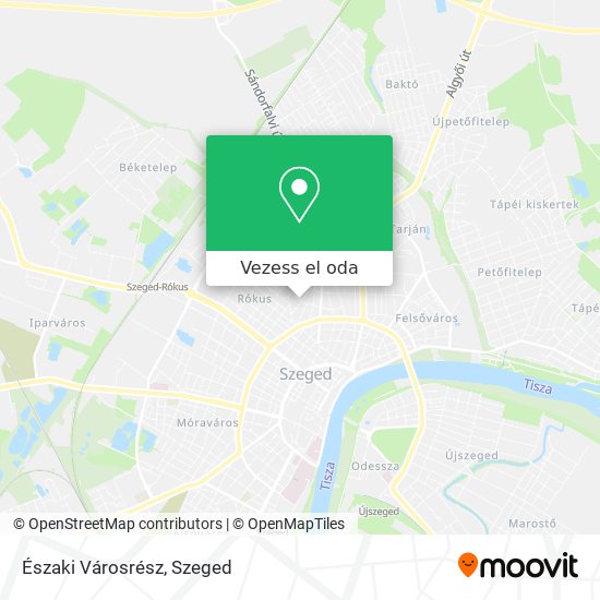 Északi Városrész térkép