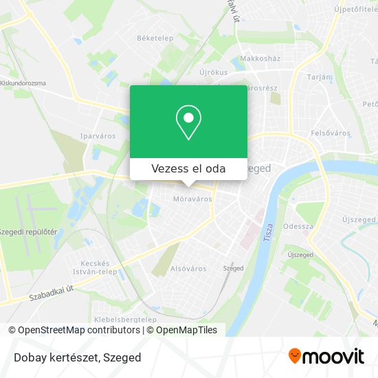 Dobay kertészet térkép