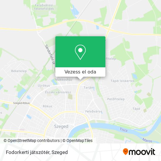 Fodorkerti játszótér térkép