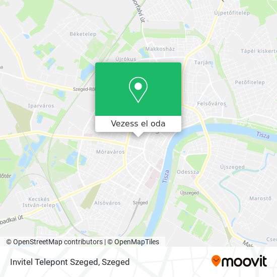 Invitel Telepont Szeged térkép