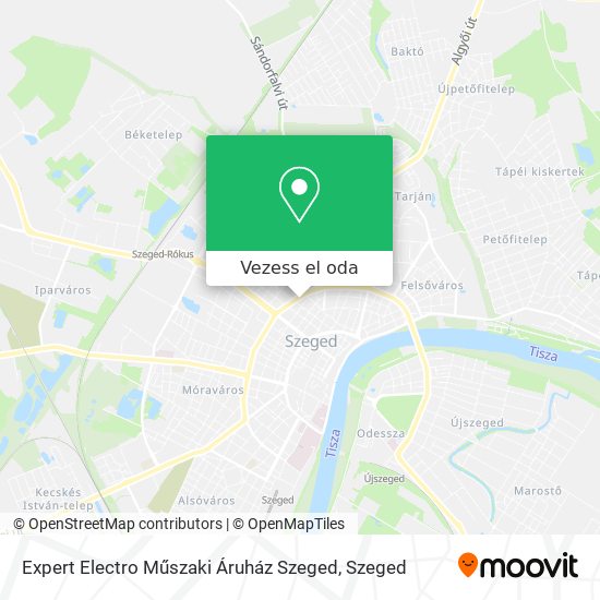 Expert Electro Műszaki Áruház Szeged térkép
