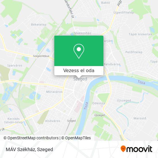 MÁV Székház térkép