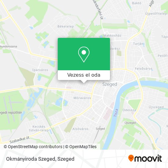 Okmányiroda Szeged térkép