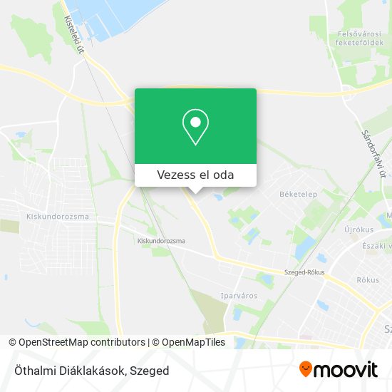 Öthalmi Diáklakások térkép