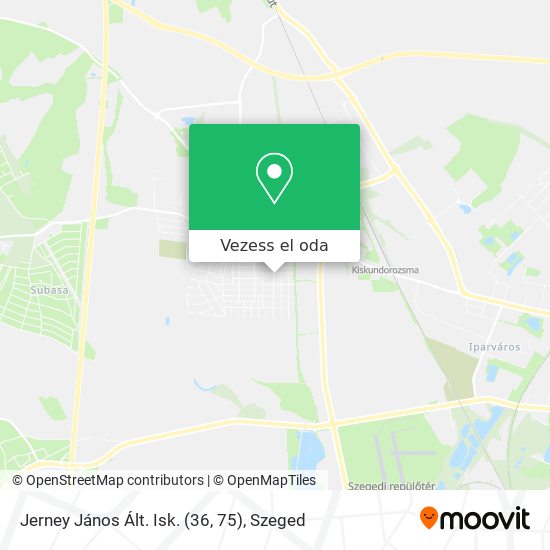 Jerney János Ált. Isk. (36, 75) térkép