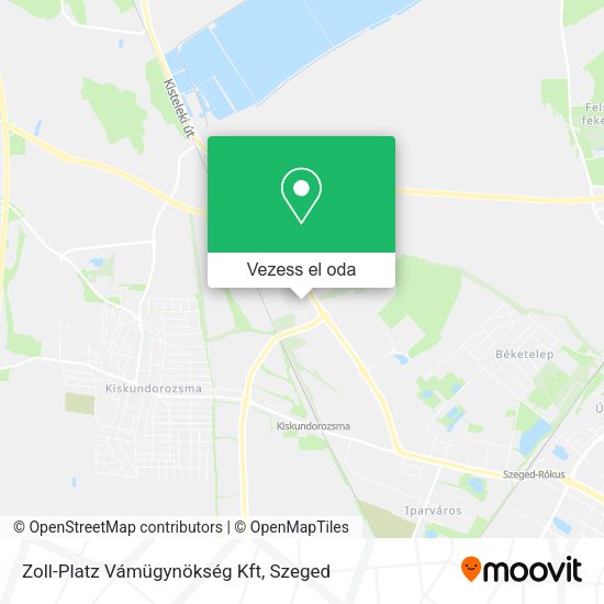 Zoll-Platz Vámügynökség Kft térkép