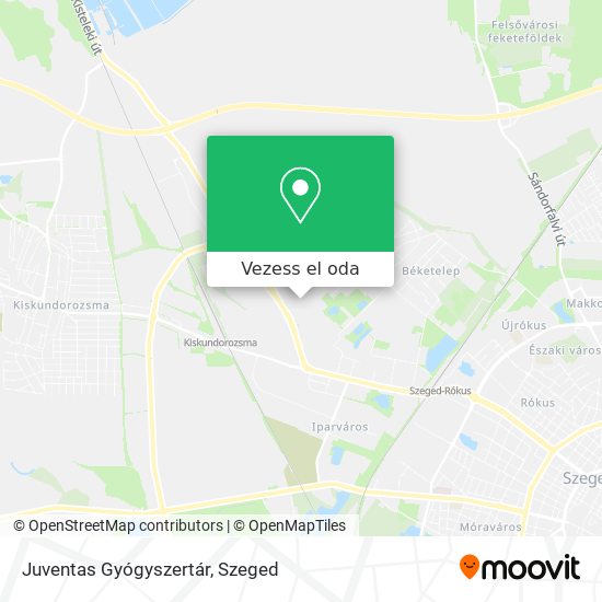 Juventas Gyógyszertár térkép
