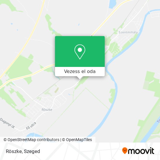 Röszke térkép
