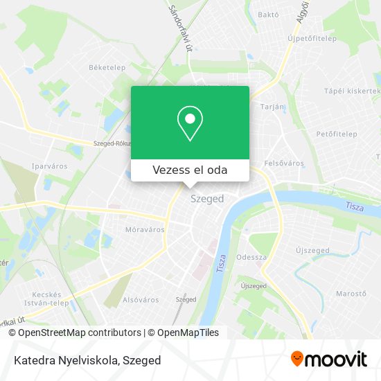 Katedra Nyelviskola térkép