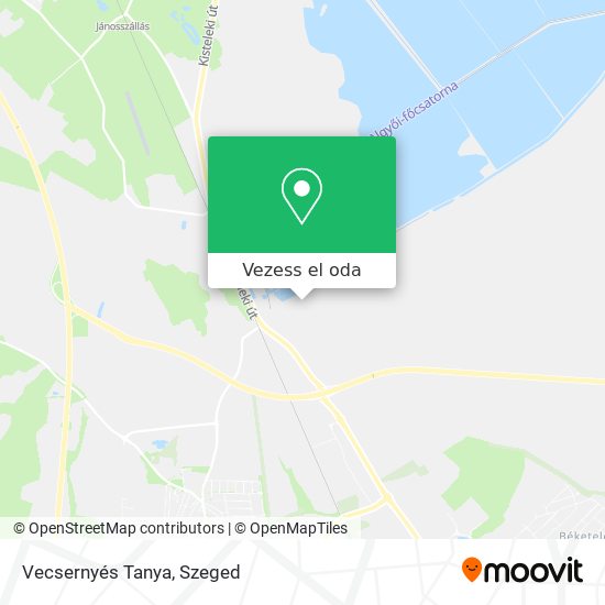 Vecsernyés Tanya térkép