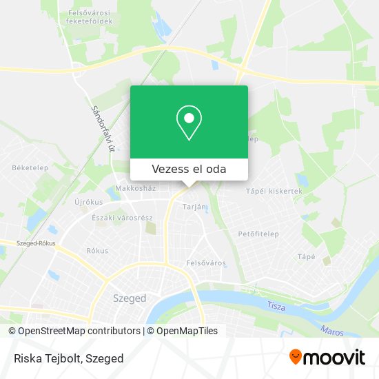 Riska Tejbolt térkép