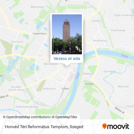 Honvéd Téri Református Templom térkép