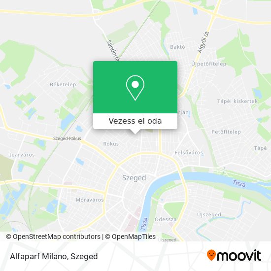 Alfaparf Milano térkép