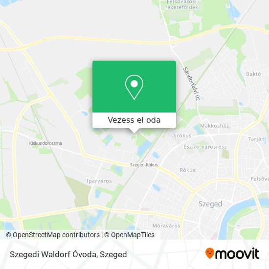 Szegedi Waldorf Óvoda térkép