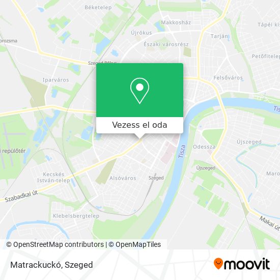 Matrackuckó térkép