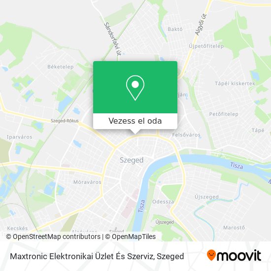 Maxtronic Elektronikai Üzlet És Szerviz térkép