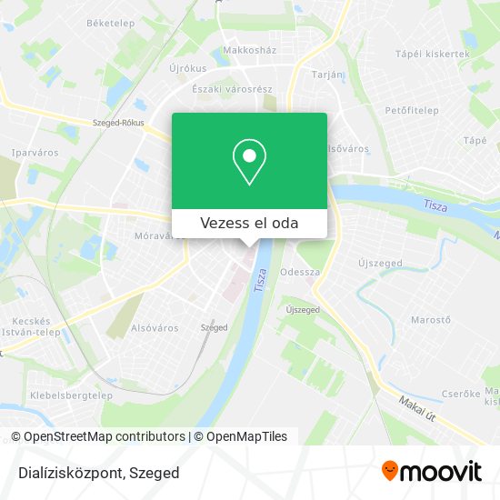 Dialízisközpont térkép