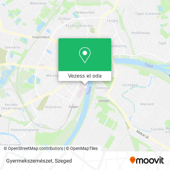 Gyermekszemészet térkép
