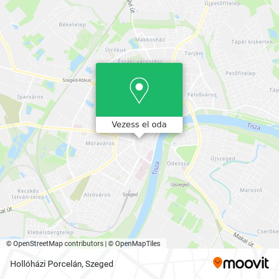 Hollóházi Porcelán térkép