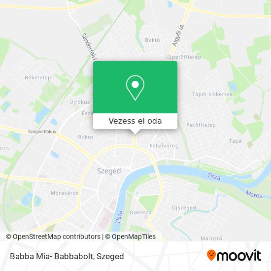 Babba Mia- Babbabolt térkép