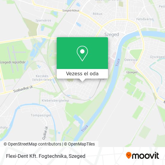 Flexi-Dent Kft. Fogtechnika térkép