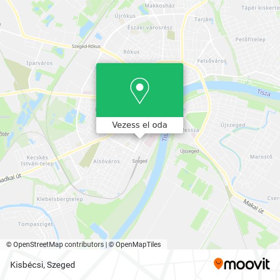Kisbécsi térkép