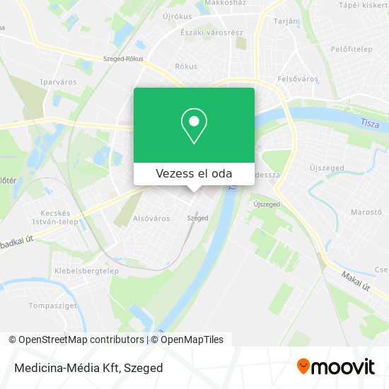Medicina-Média Kft térkép