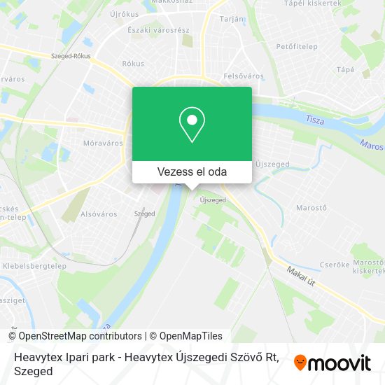 Heavytex Ipari park - Heavytex Újszegedi Szövő Rt térkép