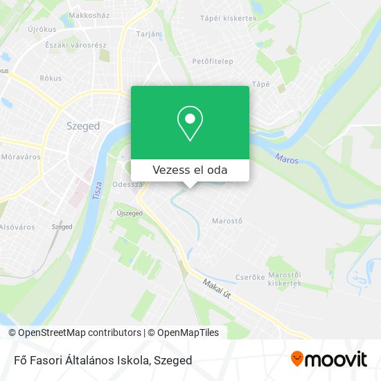 Fő Fasori Általános Iskola térkép