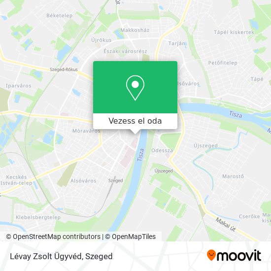 Lévay Zsolt Ügyvéd térkép