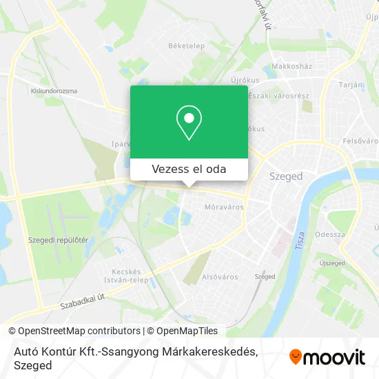 Autó Kontúr Kft.-Ssangyong Márkakereskedés térkép