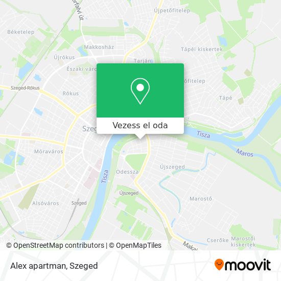 Alex apartman térkép