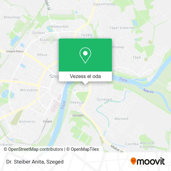 Dr. Steiber Anita térkép