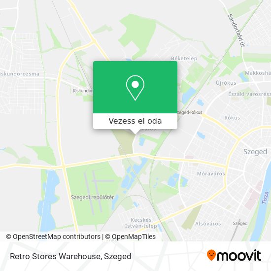 Retro Stores Warehouse térkép