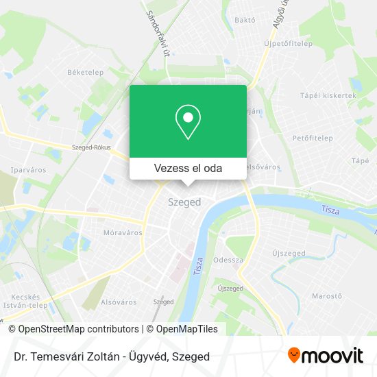 Dr. Temesvári Zoltán - Ügyvéd térkép