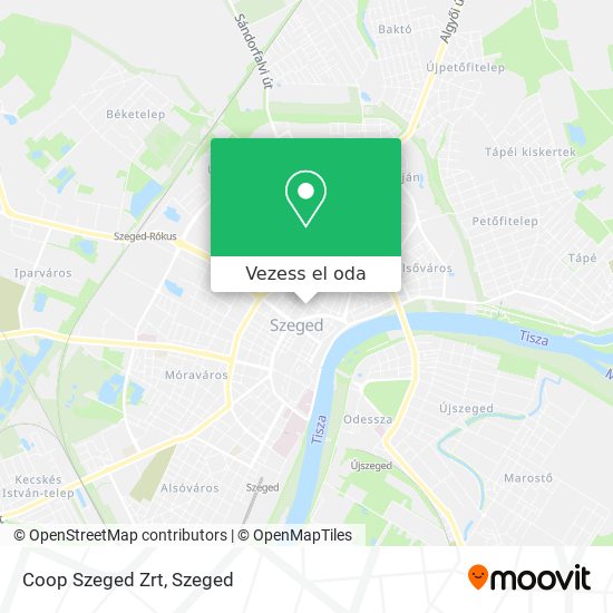 Coop Szeged Zrt térkép