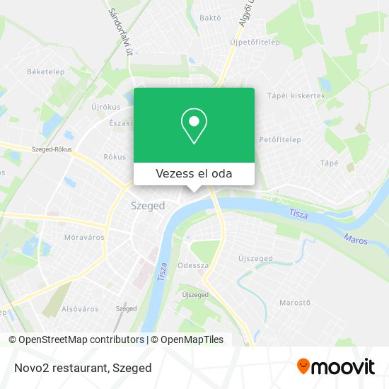 Novo2 restaurant térkép