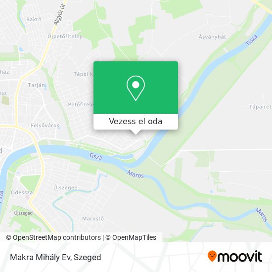 Makra Mihály Ev térkép