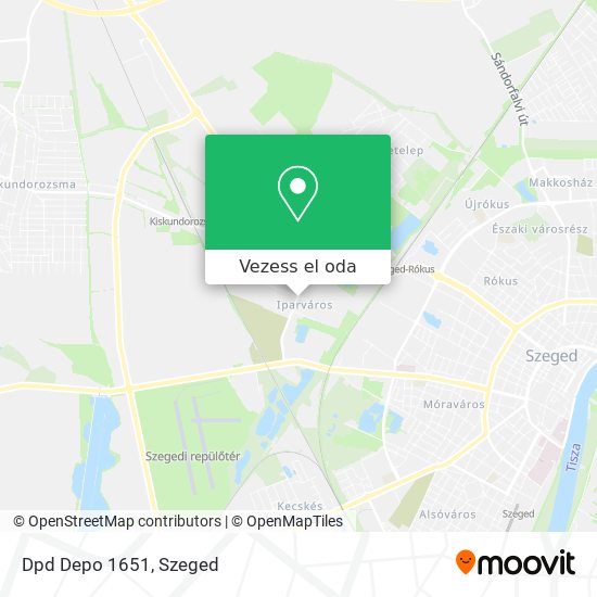 Dpd Depo 1651 térkép
