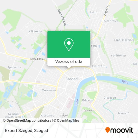 Expert Szeged térkép