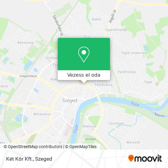 Két Kör Kft. térkép