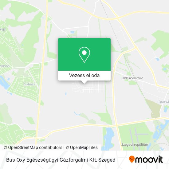 Bus-Oxy Egészségügyi Gázforgalmi Kft térkép